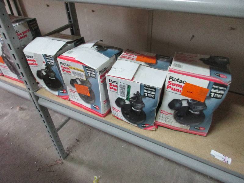 4 Sump Pumps