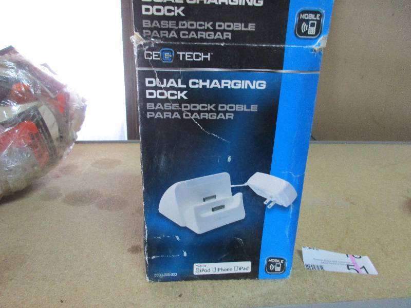 Dual charging dock