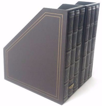 lot 384 image: History Channel Collectors Edition MagazineBook Holder - 2 Pack