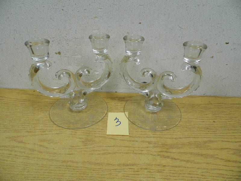 Pair of Antique Candle Holders