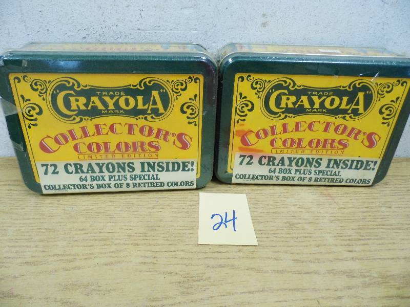 2 New Crayola Collectible Tins - Sealed