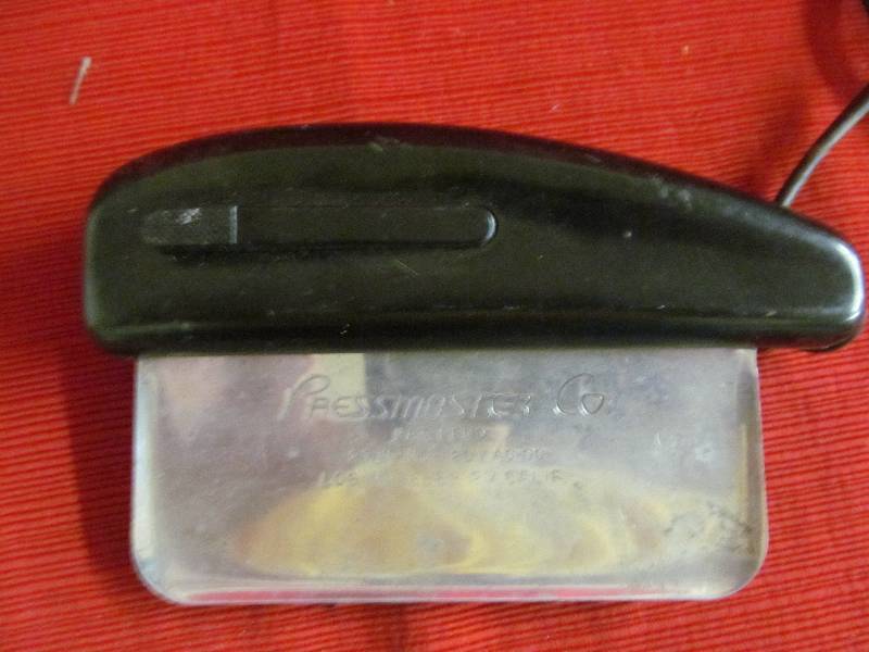 lot 172 image: Vintage press master co.tool,LA California