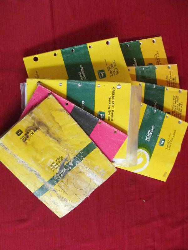 lot 178 image: John Deere tractor manuals