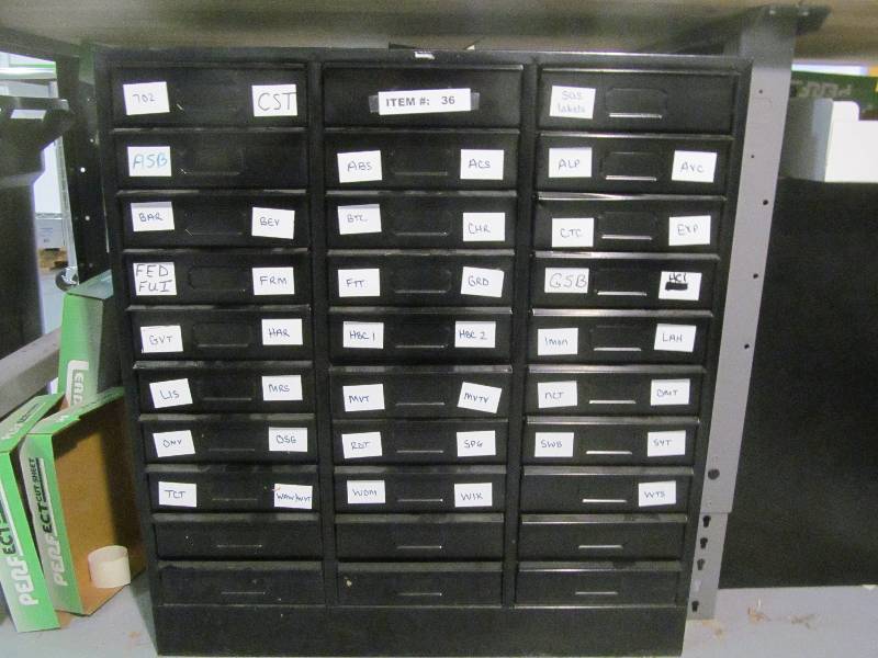 30 drawer cabinet