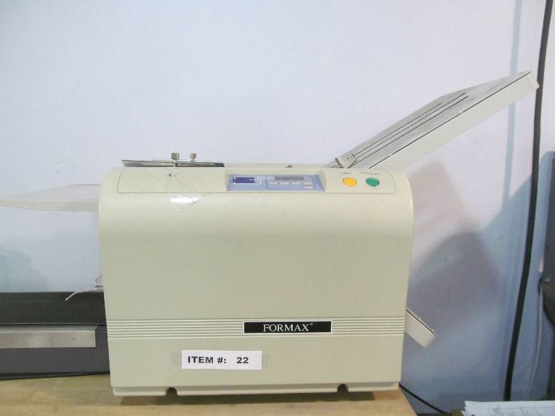 Formax table top folder