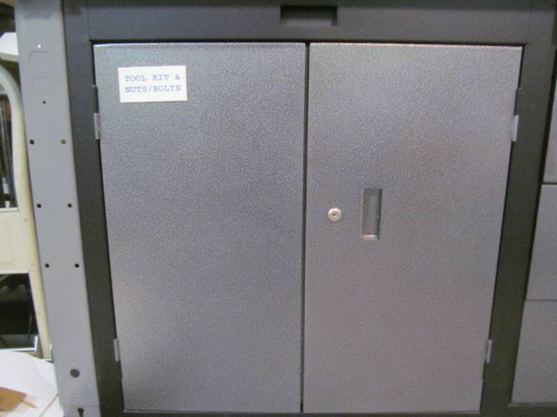 mobile 2 door cabinet
