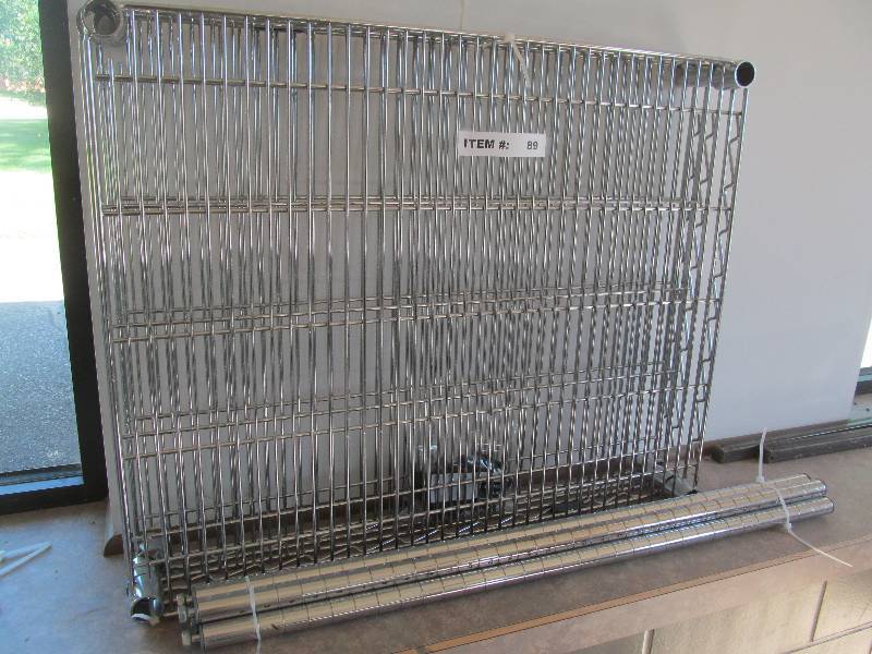 Nexel Chrome wire shelving
