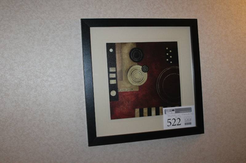 lot 522 image: Lot of (2) Framed Wall Art
