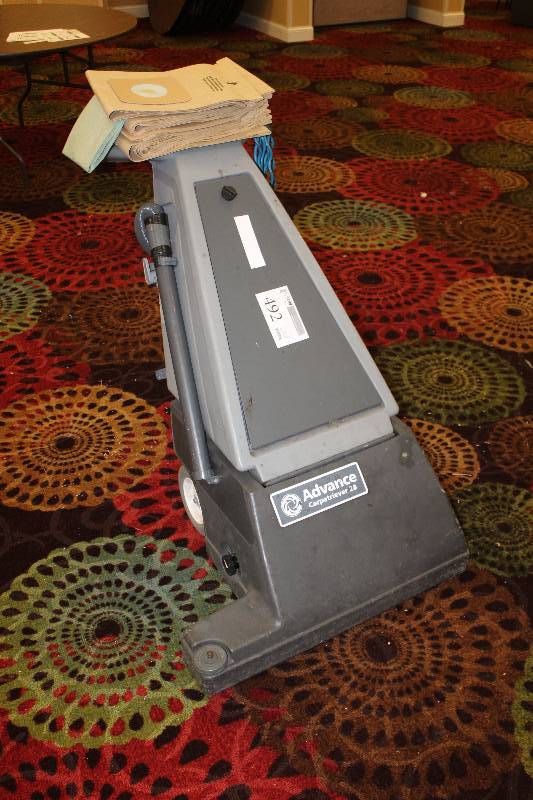lot 492 image: Advance Carpetriever 28 Commercial Carpet Bag Vacuum