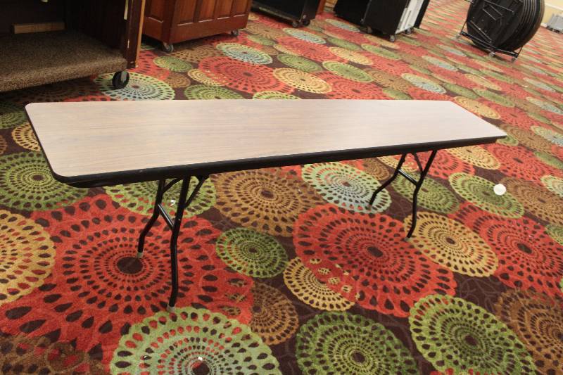 lot 361 image: Lot of (3) Folding Speaker Tables