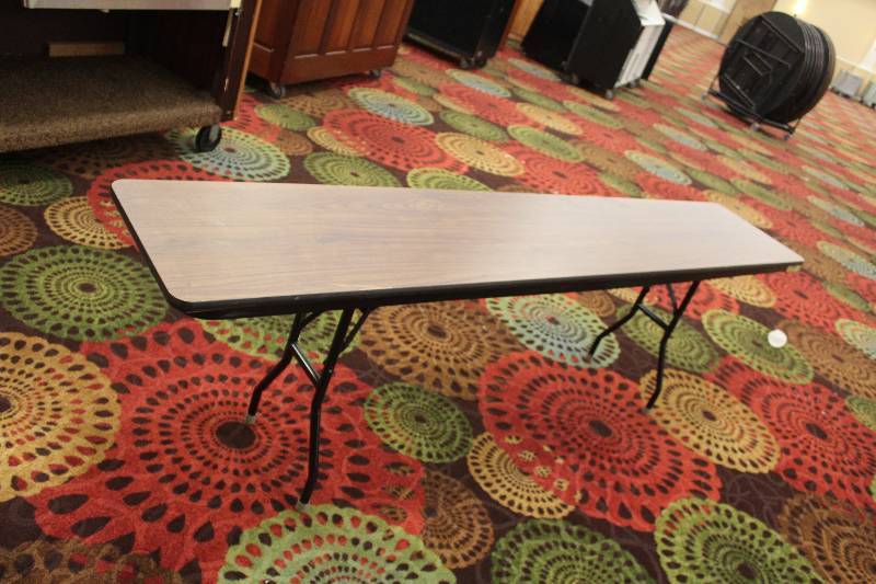 lot 362 image: Lot of (3) Folding Speaker Tables