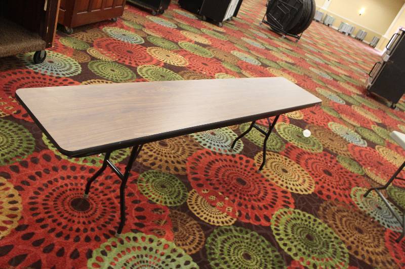 lot 363 image: Lot of (3) Folding Speaker Tables