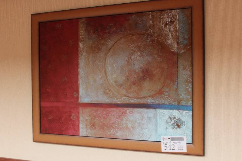 lot 542 image: Framed Wall Art