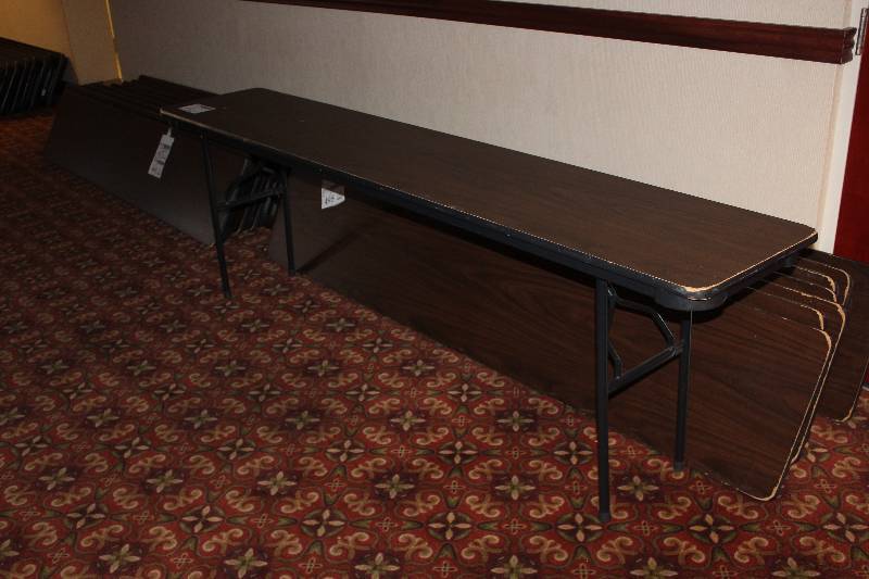 lot 494 image: Lot of (4) Folding Speaker Tables