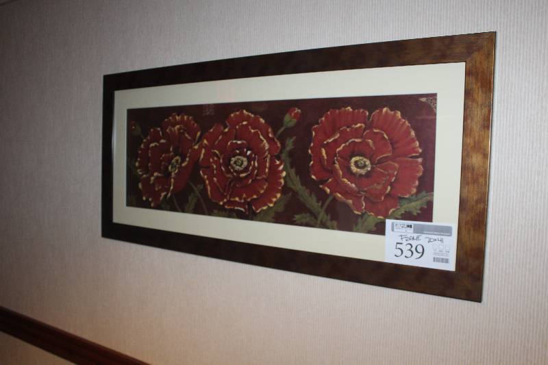 lot 539 image: Framed Wall Art