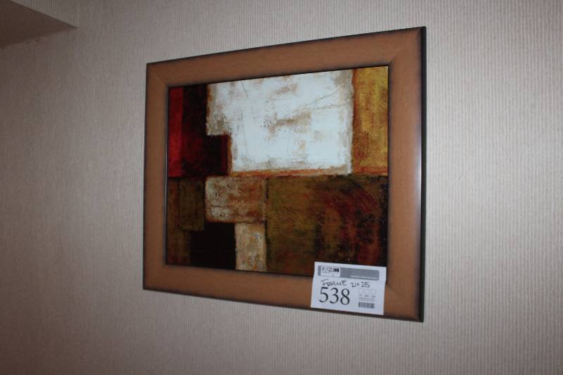 lot 538 image: Framed Wall Art