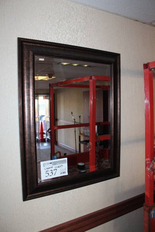 lot 537 image: Framed Wall Mirror
