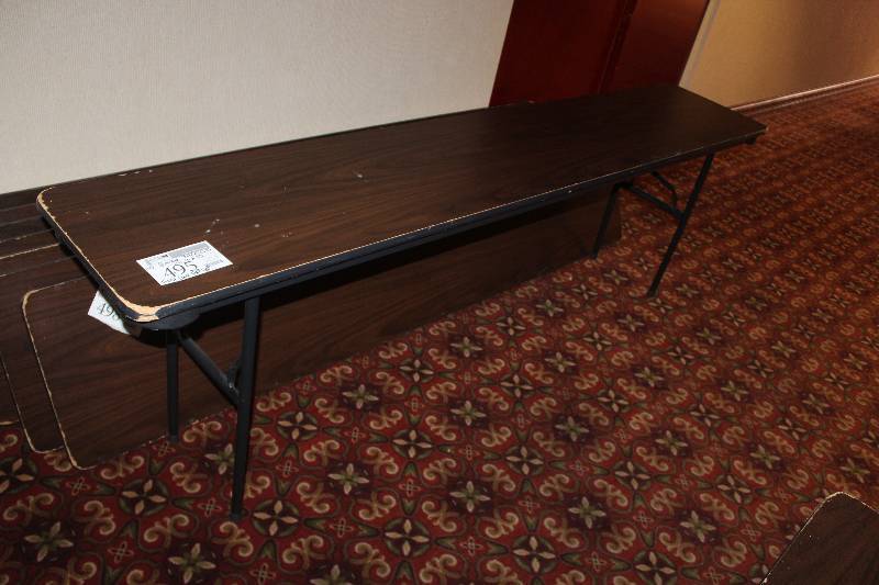 lot 498 image: Lot of (4) Folding Speaker Tables
