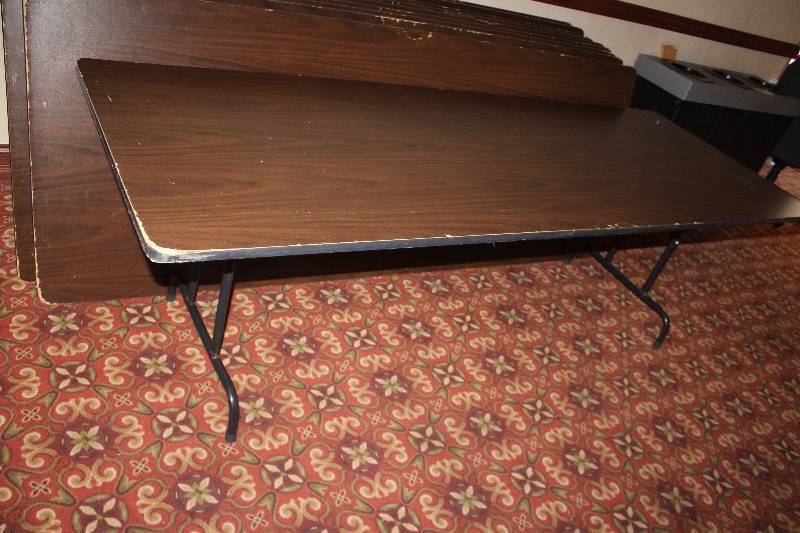 lot 533 image: Lot of (4) Folding Conference Tables