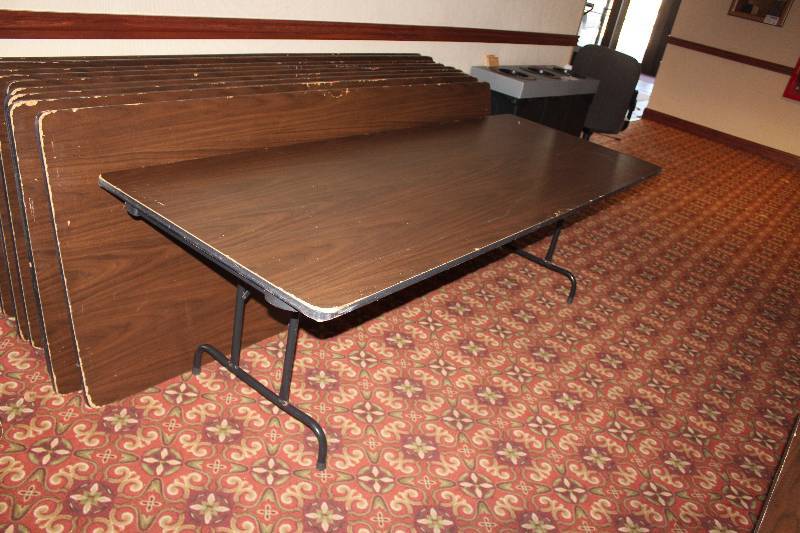 lot 531 image: Lot of (4) Folding Conference Tables