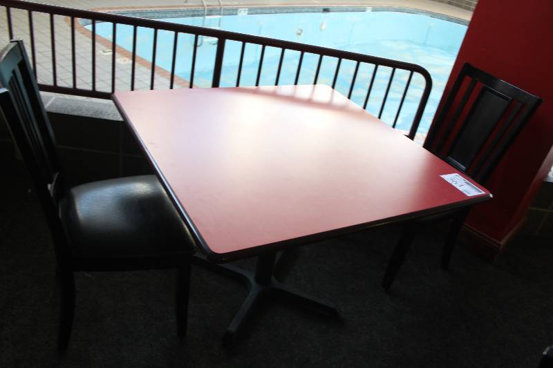 lot 563 image: Lot of (3) Furniture Including 1) Table AND 2) Chairs