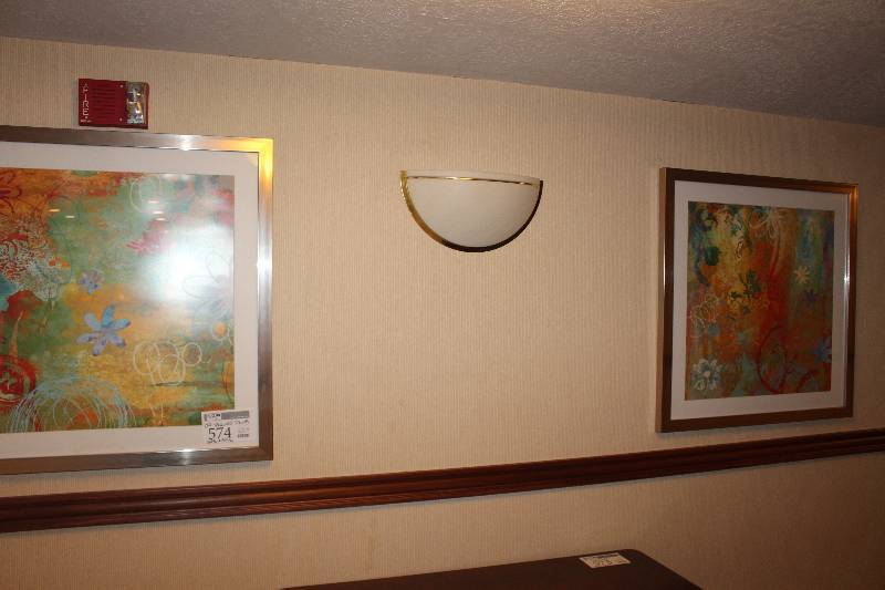 lot 574 image: Lot of (2) Framed Wall Prints