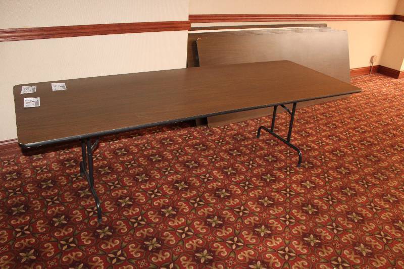 lot 347 image: Lot of (3) Folding Conference Tables