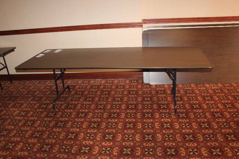 lot 348 image: Lot of (3) Folding Conference Tables