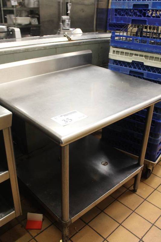 lot 35 image: Stainless Steel Work Table