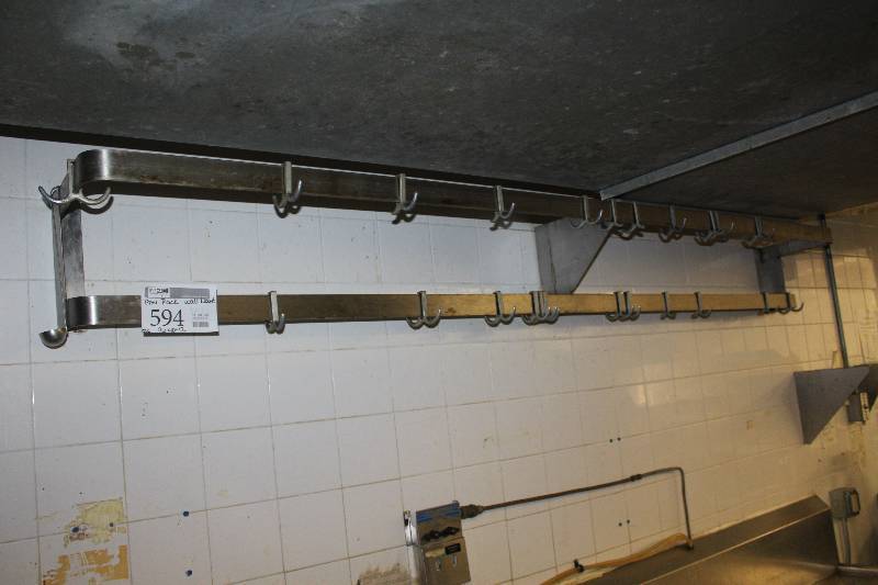 lot 594 image: Wall Mount Pan Rack