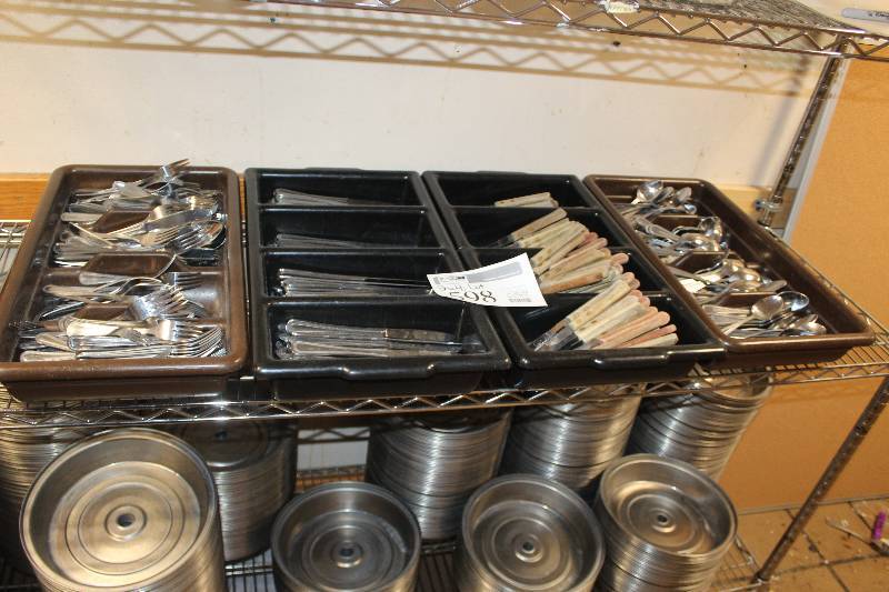 lot 598 image: Shelf Lot of Flatware