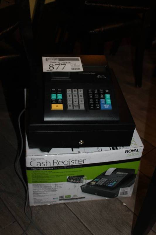 lot 877 image: Cash Register