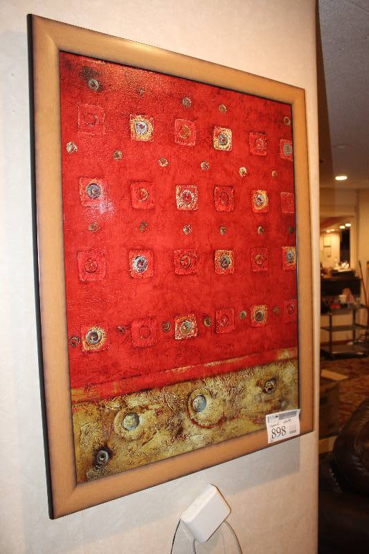 lot 898 image: Framed Wall Art