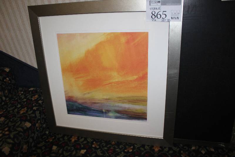 lot 865 image: Framed Wall Art
