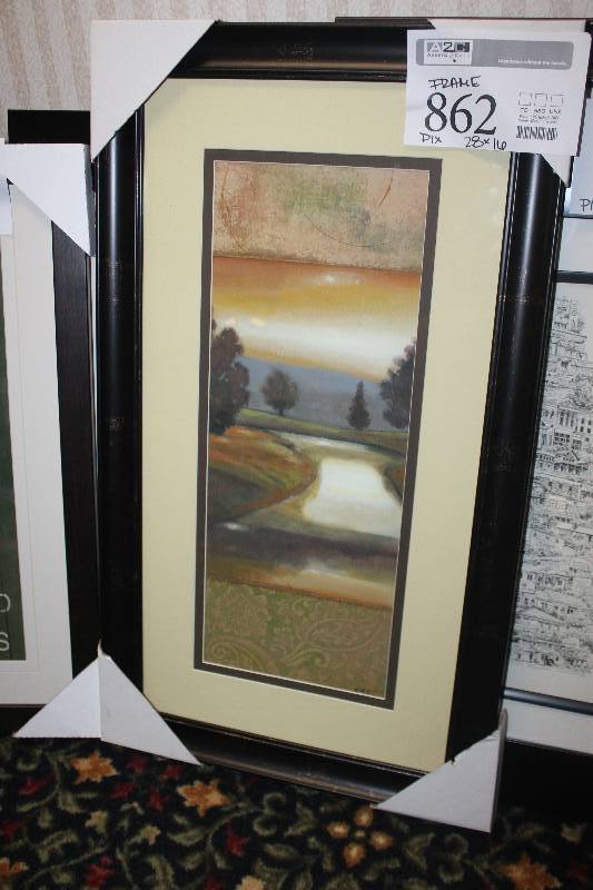 lot 862 image: Framed Wall Art