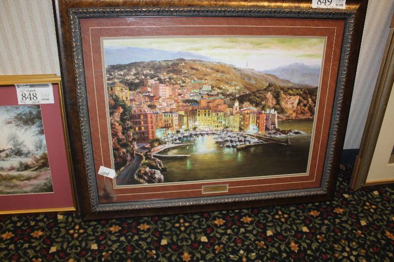 lot 849 image: Framed Signed Wall Art Camogily by S. Sam Park