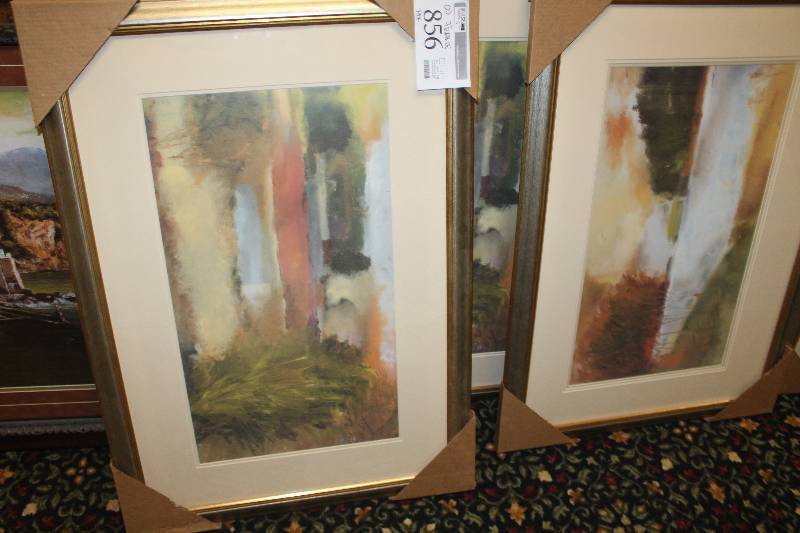lot 856 image: Lot of (2) Framed Wall Art