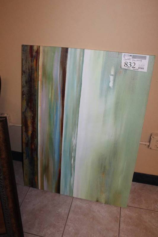 lot 832 image: Canvas Painting