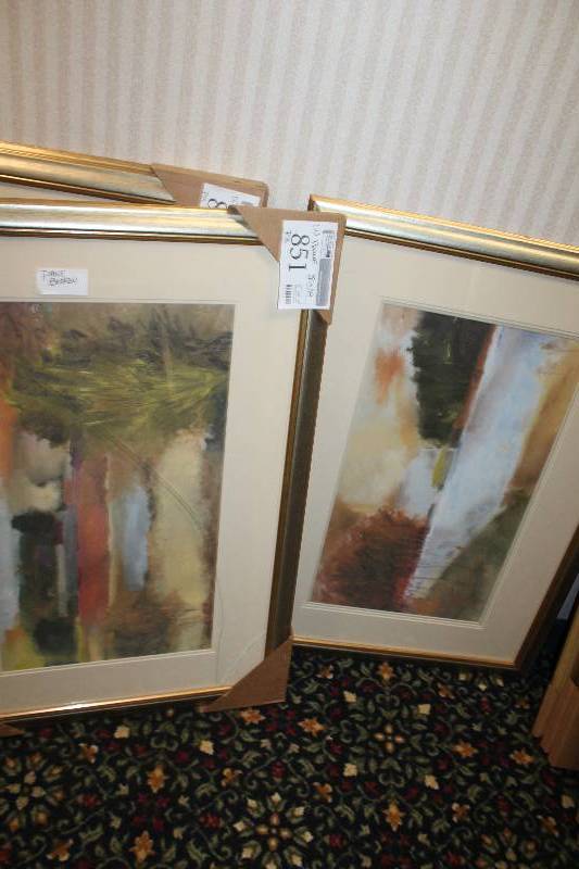 lot 851 image: Lot of (2) Framed Wall Art