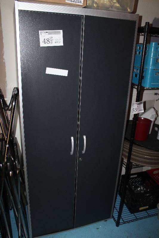 lot 48 image: 2-Door Metal Cabinet