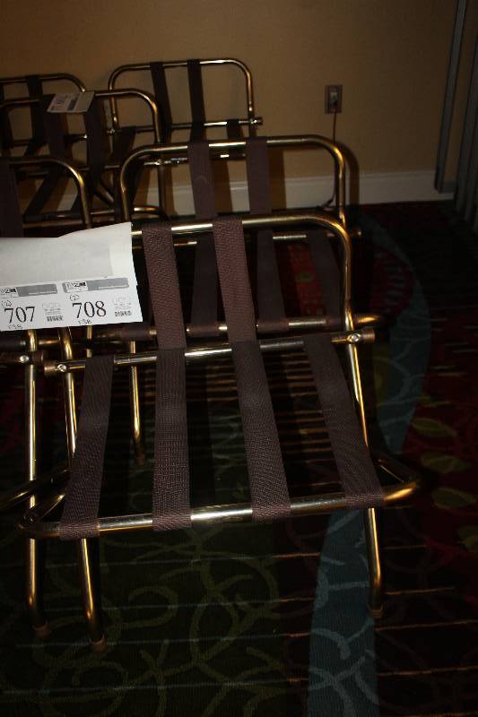 lot 708 image: Lot of (2) Luggage Racks