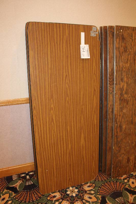 lot 764 image: Lot of (4) Folding Conference Tables