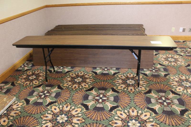 lot 759 image: Lot of (4) Folding Speaker Tables