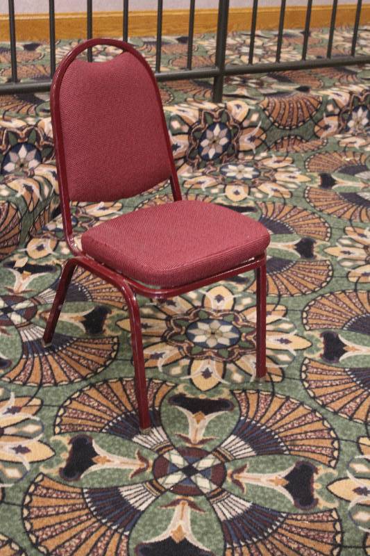 lot 754 image: Lot of (10) Padded Dining Chairs