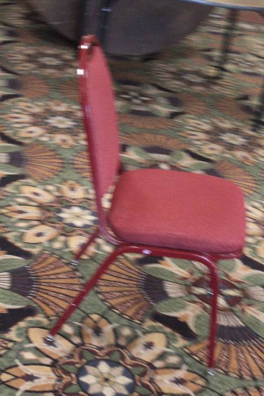 lot 752 image: Lot of (10) Padded Dining Chairs
