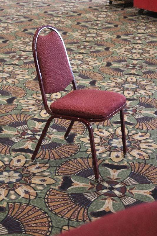 lot 740 image: Lot of (10) Padded Dining Chairs
