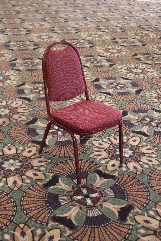 lot 742 image: Lot of (10) Padded Dining Chairs