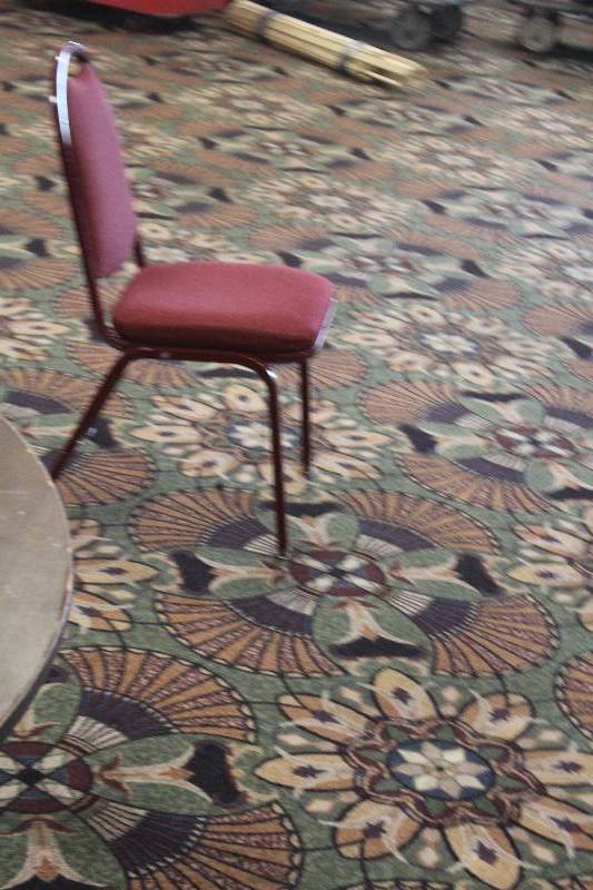 lot 732 image: Lot of (10) Padded Dining Chairs