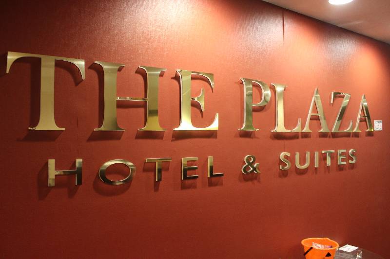 lot 623 image: The Plaza Hotel & Suites Lobby Lettering