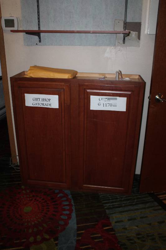 lot 1170 image: 2-Door 4-Shelf Cabinet